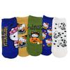 Meias de Meia-Cana Kt Catwoman Primavera e Verão, Versátil e Fofa Ins Estilo Desenho Animado Hello Kitty Absorvente de Suor e Desodorante Meias Sem Costura para Mulheres