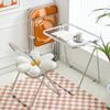 Taburete de Moda Ins Silla Popular Cibernética Silla de Maquillaje Silla para Fotos Portátil para el Hogar Silla Plegable Acrílica Silla de Comedor Silla Transparente