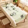 Nuevo Mantel de Mesa Estilo Crema de Lujo 2025, Impermeable, Resistente al Aceite, Sin Lavado, Resistente al Calor, Mantel Rectangular de Gama Alta
