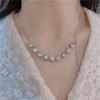 Hao Colar de Pedra Feminino Design Avançado Senso Nicho 2022 Novo Estilo Luz Luxo Elegante Moda Internet Popular Blast Ajustável