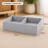 Serie de cajas de almacenamiento para ropa interior y ropa, tela no tejida, cajas organizadoras multitaladro, contenedores de almacenamiento para armario de dormitorio