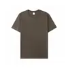 Camiseta Masculina Branca com Caimento Solto, Ombros Caídos, Tendência de Rua Verão, Algodão Puro, Manga Curta, Pesada, Personalizável