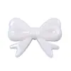 Moda y Versátil Lazo Blanco Agujero Recto Lazo Accesorios para el Cabello con Cuentas Pendientes Joyería DIY Accesorios Hechos a Mano Venta al Por Mayor