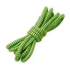 Cordones Redondos de Dos Tonos con Puntos Diagonales Kuluojin de 0.4 cm Adecuados para Zapatos de Papá, Botas Martin, Zapatos de Cuero, Tenis, Zapatos de Senderismo