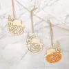 Huevos de Madera de Pascua con Cuerda Decoraciones para Fiestas Infantiles Manualidades DIY Piezas de Madera de Conejo Decoración para el Hogar