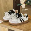 Zapatos para Niños 2026 Primavera Nuevo Modelo Zapatos Casuales para Niños Estilo Coreano Bloques de Color Lazo de Perla Tenis para Niñas