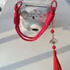 Franja Chinesa de Ano Novo Corda para Pendurar Celular Corrente para Pendurar Corda Trançada Universal Todas as Bolsas ccd Corrente de Mão Pall