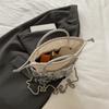 Bolsa Lantejoula da Moda para Mulheres Outono 2025 Nova Moda Bolsa de Mão Estilo Balde Versátil Bolsa Transversal de Corrente para Ombro
