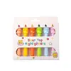 Venta al por mayor del fabricante Bolígrafos Resaltadores con Forma de Oso con Punta Ultrasuave, Colores Morandi Coloridos, Marcadores para el Aula, Bolígrafos para Diario