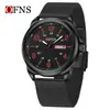 OFNS Venta Caliente Reloj Delgado Luminoso Casual de Negocios para Estudiantes Hombres Doble Calendario Resistente al Agua Reloj de Pulsera de Cuarzo