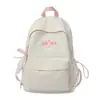 Nova Mochila para Meninas do Ensino Fundamental Alta Aparência Ins Estilo Japonês Fofa Bolsa de Ombro Duplo Casual Leve Simples Mochila de Viagem