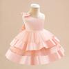 Vestido de bebé de un año de Amazon, nuevo, de malla con lazo, de princesa, para niña, para fiesta y noche.