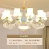 Sala de estar de estilo doble Lámpara de araña de estilo europeo 2023 nueva hueca de lujo de alta gama hotel villa lámparas de escalera