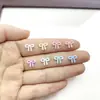 Resina Princesa Rosa Macarrón Colorido Punta de Dedo Lazo Arte de Uñas Accesorios Uñas Portátiles Pinza para el Cabello Estilo Caliente Fábrica