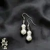 Conjunto de Tres Piezas de Collar de Perlas de Alta Gama, Aretes y Pulsera, Popular en Aliexpress, Joyería de Comercio Exterior, Vidrio Mixto al por Mayor