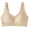 Sutiã Pilates 3.0 com Coleta Lateral Anti-queda para Mulheres Push-up Sem Fio Ajuste de Cor Base para Seios Grandes Fazendo-os Parecer Menores