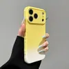 Funda de Teléfono con Corazón Lateral Degradado Adecuada para Apple 17PROMAX Cobertura Completa 16/15 Moderna 13/14 Color Caramelo