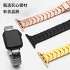 Sudeste Asiático Transfronterizo Adecuado para Apple Watch Correa con Forma de Presión Hebilla Súper de Acero Inoxidable Correa de Apple Watch
