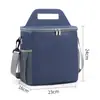 Bolsa Térmica Portátil Transfronteriza para Acampar y Pícnics, Bolsa de Hielo Portátil de Papel de Aluminio Espesado, Bolso Cruzado para el Almuerzo, Bolsa Térmica para Lonchera