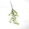 Atacado de fábrica transfronteiriço estilo ins haste única 5 folhas eucalipto camélia planta verde artificial arranjo floral flor artificial decoração de casa flor