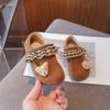 Sapatos Infantis de Couro Nobuck Desenho Outono Novo Sapatos Infantis Sapatos Infantis Birkenstock Sapatilhas de Princesa para Meninas Solas Macias