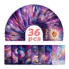 Set de Cartas de Energía Estelar del Universo 36 Tarjetas Sin Repetir Tarjetas de Decoración para Escritorio de Estudiante Postales con Frases Inspiradoras