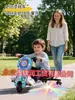 Patinete eléctrico exclusivo transfronterizo, coche de juguete, coche de derrape, go-kart para niños, asiento único Rueda universal giratoria 360 grados