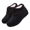 Nuevos Zapatos de Algodón Gruesos y Cálidos de Invierno 2025 para Madres, Antideslizantes, Cómodos y de Suela Suave, Zapatos de Algodón de Invierno del Noreste para Personas Mayores y Abuelas