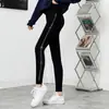 Novedad de Primavera Moda Leggings con Incrustaciones de Diamantes Ropa Exterior para Mujer Leggings Cálidos Forrados de Felpa Talla Grande Ajustados Pantalones hasta el Tobillo