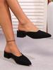 Zapatos de Mujer para Probador Modelo Nuevo 2025, Cerrados, sin Cordones, Tacones Altos de Punta Aguda, Mocasines de Moda sin Cordones