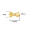 Plata S925 chapada en oro chapado en oro loto de doble cabeza accesorios de tensor de doble cabeza DIY pulsera de perlas collar hebilla pequeños accesorios