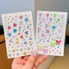 Pegatinas de Pintura Facial de Nuevo Estilo con Pedrería de Cristal y Mariposas 3D para Maquillaje de Dulce Presentación Escénica y Decoraciones para las Esquinas de los Ojos