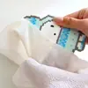 Toalha Esfoliante de Feijão Especial para Feijão Quente Peça Grande Branca DIY Manual Tecido para Assar Resistente a Altas Temperaturas Textura Excelente Bom de Rasgar