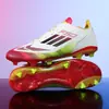 F50 Nuevos Zapatos de Fútbol de Caña Baja para Estudiantes Transfronterizos Clavos Largos Juego Entrenamiento Juvenil Comercio Exterior Deportivos Zapatos de Fútbol