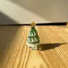 Nuevas Decoraciones Creativas de Vidrio Hechas a Mano Puras de Zibo Árbol de Navidad Atmósfera Festiva Regalos Adornos para Escritorio de Estudio