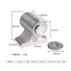 Material de liga de zinco de absorção de solo interior invisível anti-colisão posicionamento piso cerâmico porta de banheiro resistência batente de porta magnético forte instalação de porta de chão