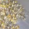 Vidrio Transparente Blanco Grabado con Seis Palabras Verdaderas, Patrones de Taiji y Bagua, Cuentas Redondas, Cristal Blanco de Imitación, Cuentas Sueltas Estampadas en Oro al por Mayor