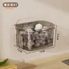Estante de Almacenamiento para el Hogar Cocina Montado en la Pared Caja de Almacenamiento para Cebolla, Jengibre y Ajo Hogar Caja de Almacenamiento Multifuncional para Condimentos