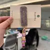 Presilhas de cabelo de alta qualidade, estilo coreano, nicho, para mulheres, doces e de luxo leve, estilosas e versáteis, presilhas laterais sem costura para franja