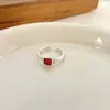 Anel de Trilha de Chave Estilo Vintage para Mulheres, Moda Tendência Versátil de Luxo Leve Coreano de Nicho