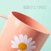 Vaso para lavar para uso doméstico, vaso para cepillarse los dientes para dormitorio de estudiante, juego de vasos para enjuague bucal simple y creativo para parejas y niños