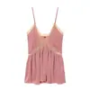 Comercio Exterior 2026 Nueva Llegada Primavera Estilo Europeo y Americano Ropa de Mujer Moda Sexy Chica Caliente Estilo Top de Encaje Lencería 5107046