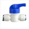 Adaptador de codo recto 2/3 de 4 puntos con rosca exterior para accesorios de purificador de agua, tubería PE, filtro, máquina de agua pura, tes