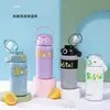Botella de Agua Deportiva Shangtai de Acero Inoxidable 316 Nueva de Moda de Alto Valor Linda Unisex con Vaso Portátil con Popote