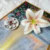 Nueva cabeza de flor de lirio 3D, flor artificial para decoración del hogar, flor DIY, accesorios de flores para zapatos, boda, cabeza de flor hecha a mano, venta al por mayor