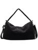 Bolso de mano a rayas de gran capacidad para otoño e invierno, estilo cruzado, sencillo y ligero, para mujer, 2024