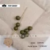 Materiales de Cuentas Pulidas Acrílicas Kit de Cuentas DIY Multicolor Hecho a Mano Cuentas Redondas de 10 mm Cuentas Sueltas Colgante de Bolsa Dulce