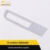 Adequado para 15 Highlander moldura decorativa inferior central de controle Highlander console central interruptor de farol patch brilhante acessórios