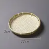 Productos de Tejido de Bambú: Recogedor Hecho a Mano, Charola de Secado para Uso Agrícola, Canasta para Frutas y Snacks, Canasta de Almacenamiento para Cocina, Canasta Redonda para Bollos al Vapor