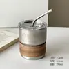 Caneca de Viagem para Café em Aço Inoxidável 304 com Tampa, Antiescaldante, Alto Valor Estético, Copo Portátil para Beber ao Ar Livre, Acampamento, Xícara de Chá